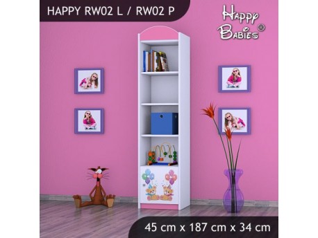 REGAŁ NISKI HAPPY RW02 DWA MISIE Z BALONAMI