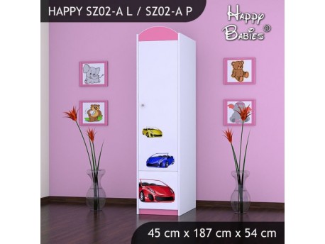 SZAFA HAPPY SZ02-A TRZY AUTA