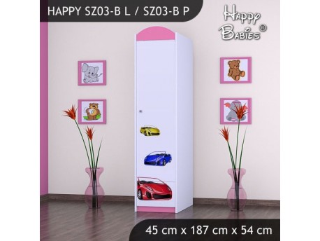 SZAFA HAPPY SZ03-B TRZY AUTA