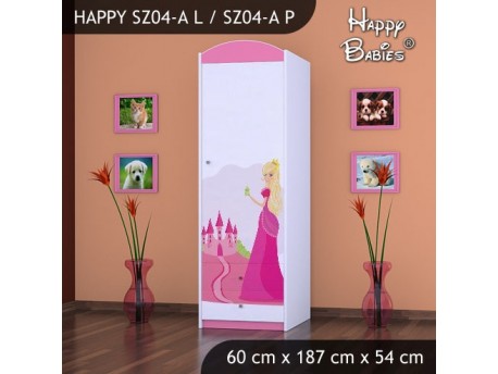 SZAFA HAPPY SZ04-A KSIĘŻNICZKA Z ZAMKIEM