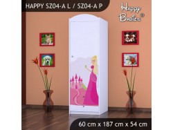 SZAFA HAPPY SZ04-A KSIĘŻNICZKA Z ZAMKIEM