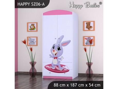 SZAFA HAPPY SZ06-A SUPER ZAJĄCZEK