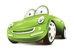 Zielone auto